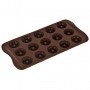 Mini molde de silicona para chocolate Cupcake Silikomart