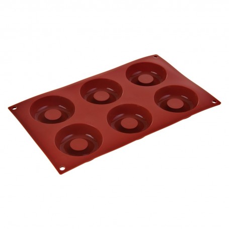 Mini molde de silicona para chocolate Donuts Silikomart