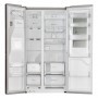 LG Refrigerador Side by Side con puerta de vidrio y dispensador Inverter InstantView 601L LS65SXN