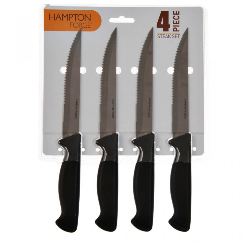 Juego de 4 cuchillos para carne Emmet Hampton Forge