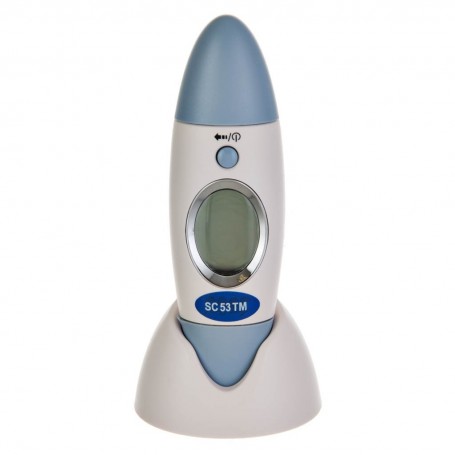 Termómetro de pila para oído / sien con medidor de temperatura ambiente Weinberger
