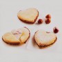 Cortador para galletas en forma de corazón con notitas Silikomart