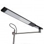 Lámpara de escritorio con pantalla de luz LED Negro / Silver