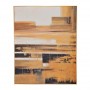 Cuadro con marco Abstracto Amarillo / Blanco / Negro Haus