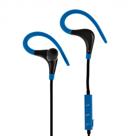 Audífonos deportivos Bluetooth Negro / Azul Bytech