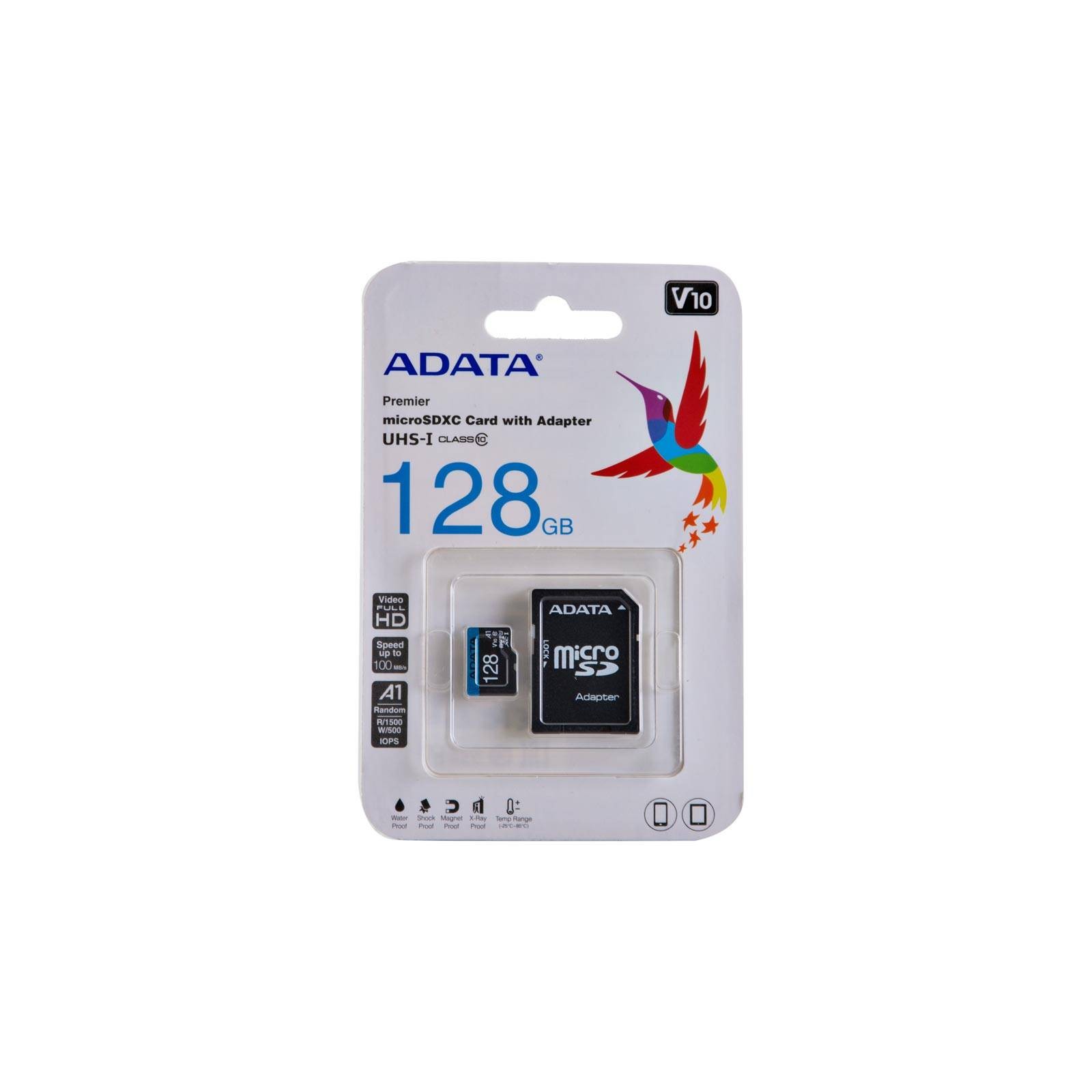 Memoria micro SD + Adaptador SD Class 10 Adata