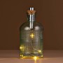 Botella con luz LED y corcho Haus