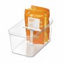 Caja organizadora para cajón profundo con agarradera Clear Crips Interdesign