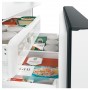GE Café Refrigerador F/D con dispensador / luz LED 28'