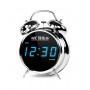 Reloj / Despertador digital 8" Clásico Silver V50-500 Victrola