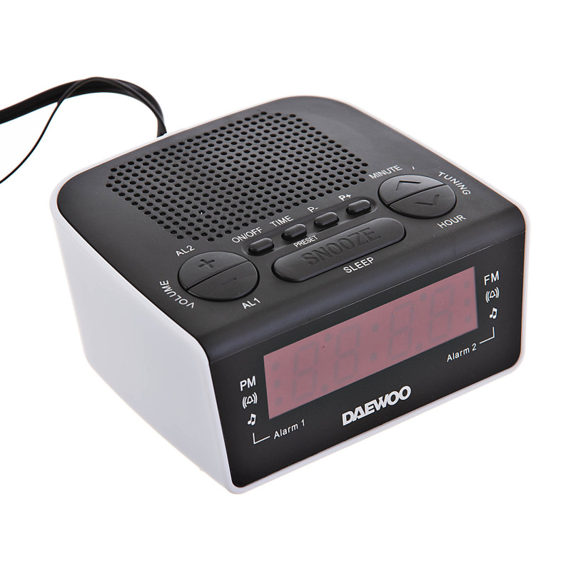 Radio / Reloj / Despertador con pantalla digital / alarma DI-932 Daewoo