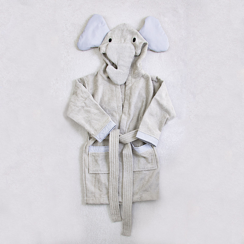 Bata de baño infantil con capucha Elefante Haus