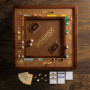 Juego de mesa Monopolio Madera Edición Lujo con accesorios premium 2-6 jugadores