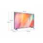 Samsung TV UHD 4K Smart / BT / Wi-Fi / 20W / 3 HDMI / 2 USB 70" UN70AU7000PXPA