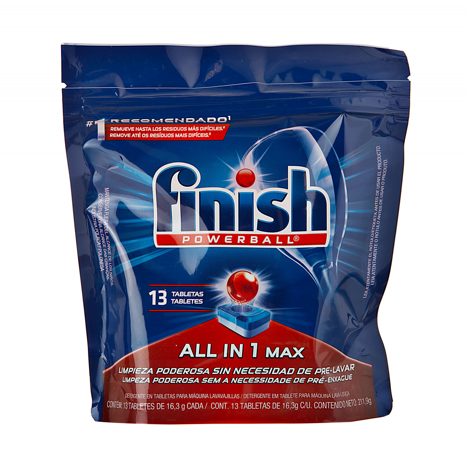 Finish® Pastillas Limpia Máquinas Lavavajillas