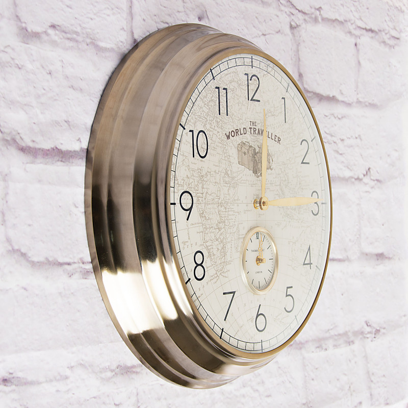 Reloj de pared Timekeeper World Traveller