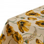 Mantel antifluido Flores Verde / Amarillo