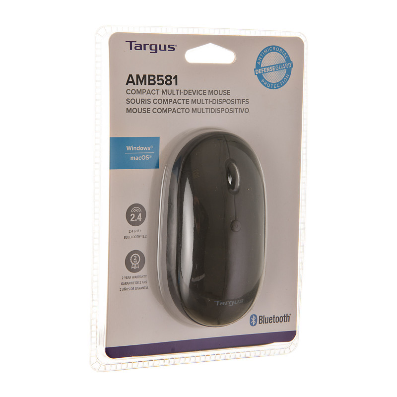 Mouse Bluetooth 2.4GHz 1600DPI 4 botones multidispositivo AMB581GL Targus