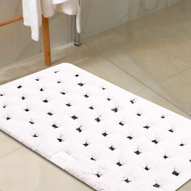 Alfombra para baño con antideslizante 2600g 100% algodón Capri Sorema