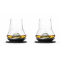 Juego de 2 vasos para whisky con base Duo Les Impitoyables Peugeot