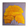 Cuadro con marco Flores Amarillo / Gris Haus