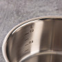Olla cacerola de acero inoxidable para inducción 16cm / 1.4L Hamburg Fissler