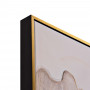 Cuadro con marco Abstracto Dorado / Gris Haus