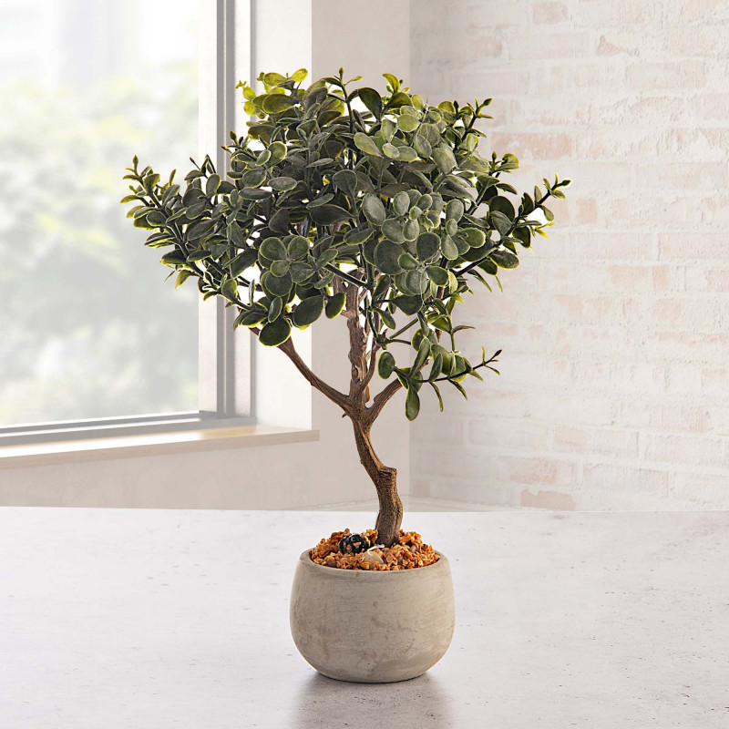 Planta artificial bonsái con maceta Haus