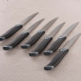 Cuchillos con bloque acero inoxidable / madera 14 piezas