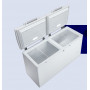 Indurama Congelador horizontal con 2 puertas / enfriador / llaves Blanco CI-400 RENOV