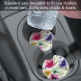 Posavaso absorbente de cerámica para auto Multi Flores Conimar