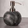 Dispensador para jabón de mármol y metal Gris / Silver Haus