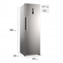 Electrolux Refrigerador Empotrable Vertical 355L Silver ERDX36E6HVS