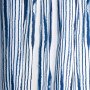 Cortina para baño con ganchos Líneas Blanco / Azul