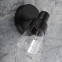 Lámpara Reflectora Pequeña Negro / Clear