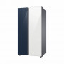 Samsung Refrigerador Bespoke Side by Side RS23CB760A7NED 590L Blanco / Azul