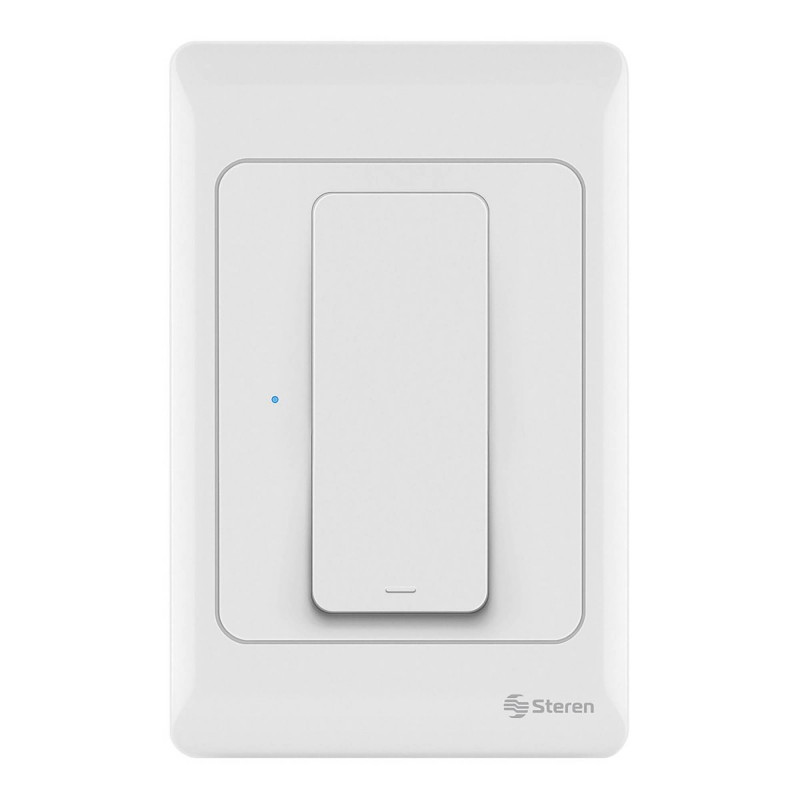 Steren Interruptor Wi-Fi Smart Home SHOME-115 para Pared Programa Horarios 600W