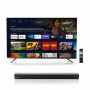 Indurama Smart TV QLED TIKGFQLED 4K Android 3 USB / 2 HDMI / BT + Barra de Sonido