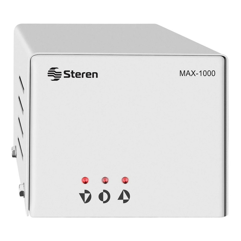 Steren Regulador de Voltaje 1000W MAX-1000 con 4 Contactos / Luz LED