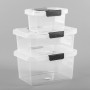 Caja Organizadora de Plástico con Tapa y Manija Estrabox Estra
