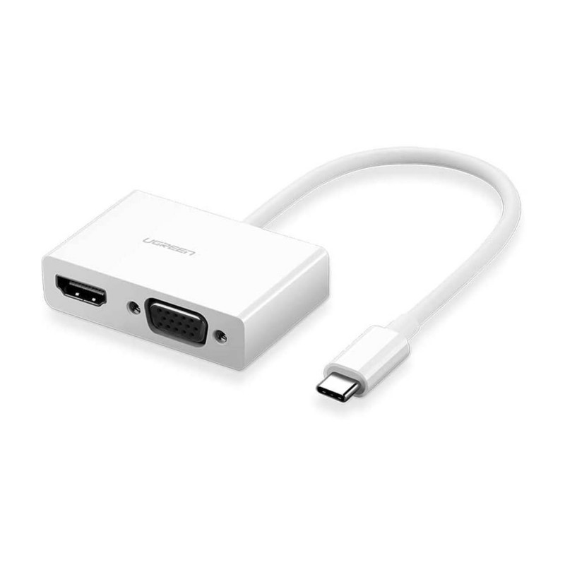 Adaptador USB-C a HDMI / VGA Blanco