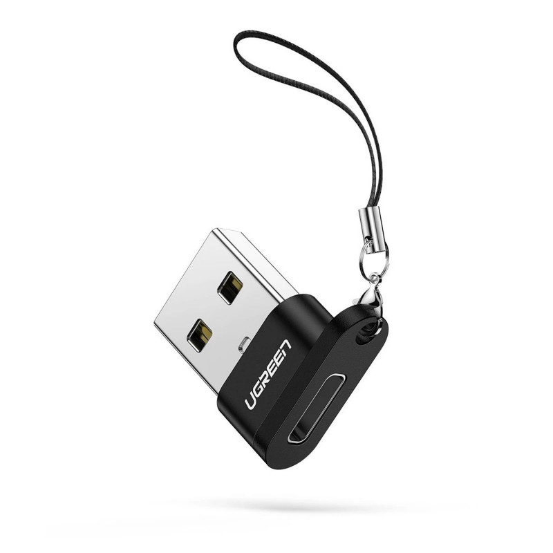 Adaptador USB / USB-C Portatil Negro