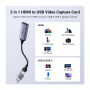 Adaptador HDMI a USB-C / USB 1080P Silver Ugreen
