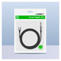 Cable USB-C / 3.5mm Audio Aluminio Tejido Gris Ugreen