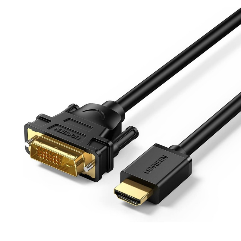 Cable HDMI / DVI-D 1080P Negro Ugreen