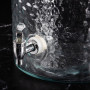 Dispensador para Bebidas con Tapa de Vidrio 6.5L Clear Novo