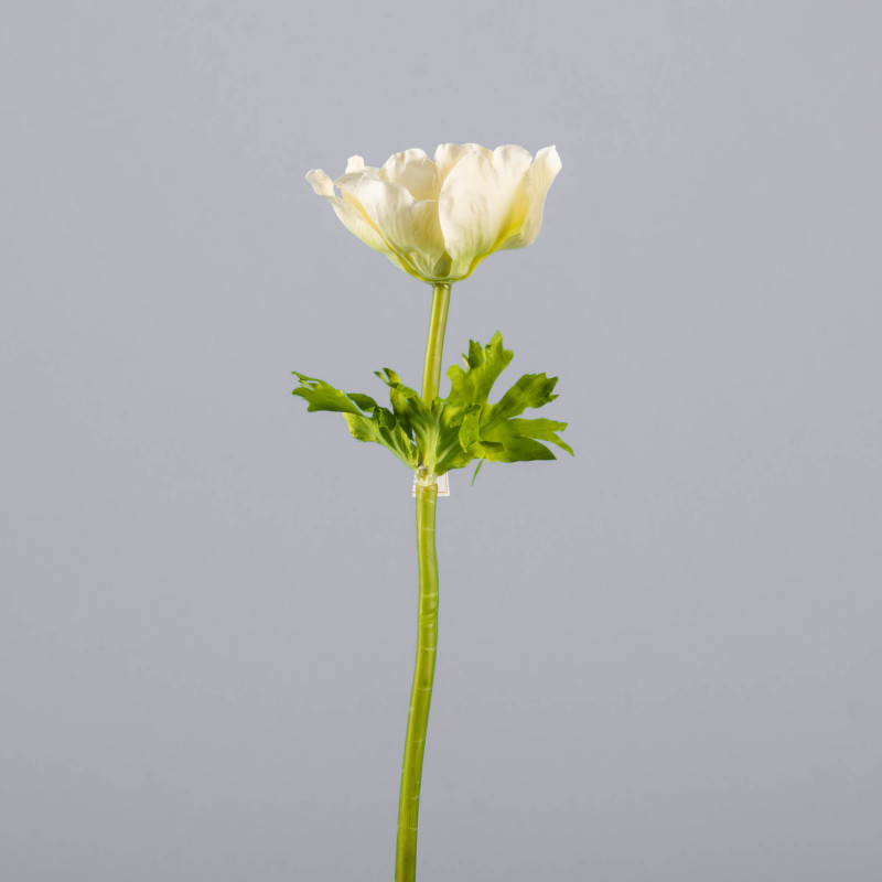 Flor Anémona de Plástico Beige Haus