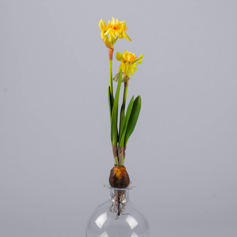 Flor Narciso con Bulba de Plástico Haus