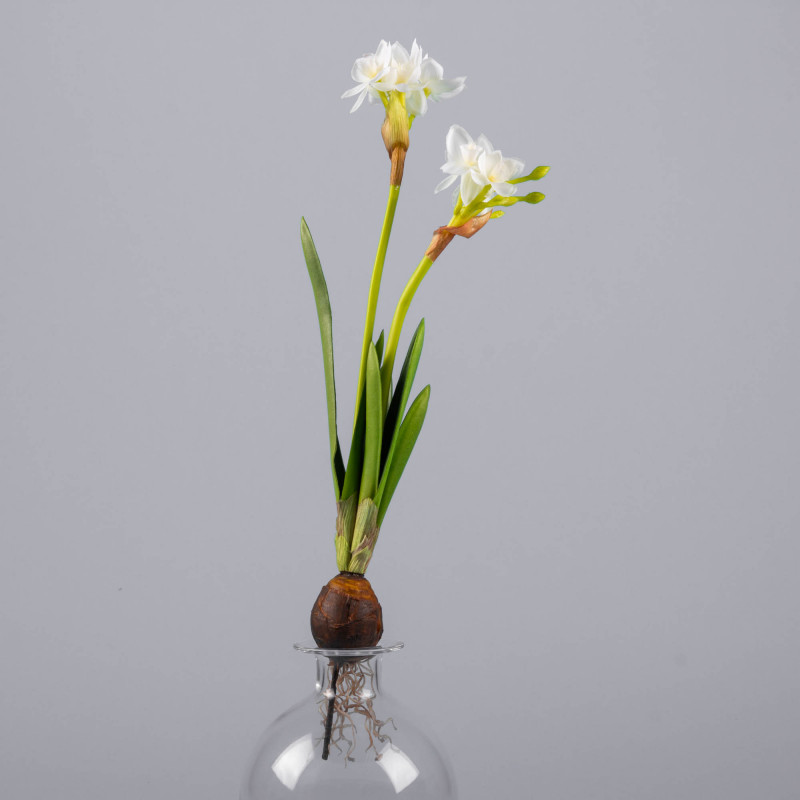Flor Narciso con Bulba de Plástico Haus