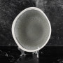 Plato para Sopa de Cerámica Blanco / Gris Concret Alponto